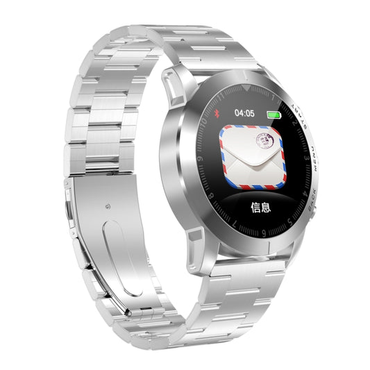 DTNO.1 S10 1.3 inches TFT Color Screen Smart Bracelet IP68 Waterproof, Steel Watchband, Support Call Reminder /Heart Rate Monitoring /Sleep Monitoring /Multi-sport Mode (Silver) - free shipping - PMC Jewellery - Order now!