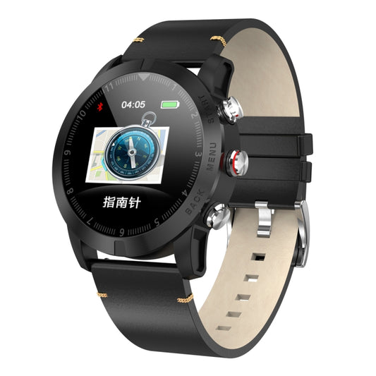DTNO.1 S10 1.3 inches TFT Color Screen Smart Bracelet IP68 Waterproof, Leather Watchband, Support Call Reminder /Heart Rate Monitoring /Sleep Monitoring /Multi-sport Mode (Black) - free shipping - PMC Jewellery - Order now!