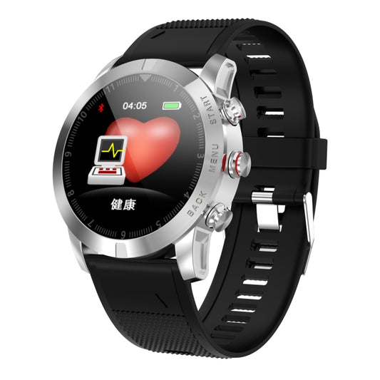 DTNO.1 S10 1.3 inches TFT Color Screen Smart Bracelet IP68 Waterproof, Silicone Watchband, Support Call Reminder /Heart Rate Monitoring /Sleep Monitoring /Multi-sport Mode (Silver) - free shipping - PMC Jewellery - Order now!