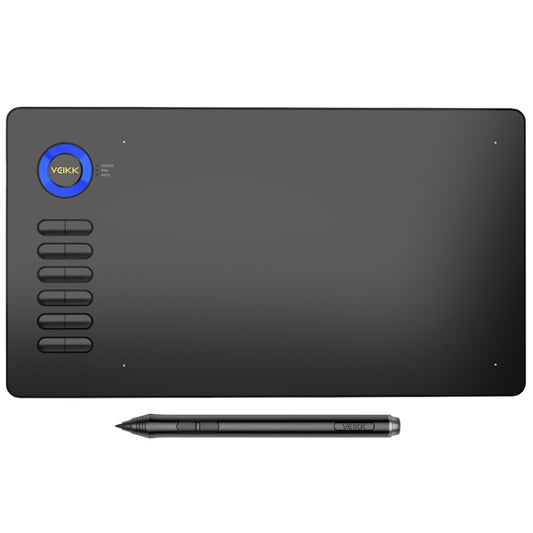 VEIKK A15 10x6 inch 5080 LPI Smart Touch Electronic Graphic Tablet, with Type-C Interface(Blue) - free shipping - PMC Jewellery - Order now!