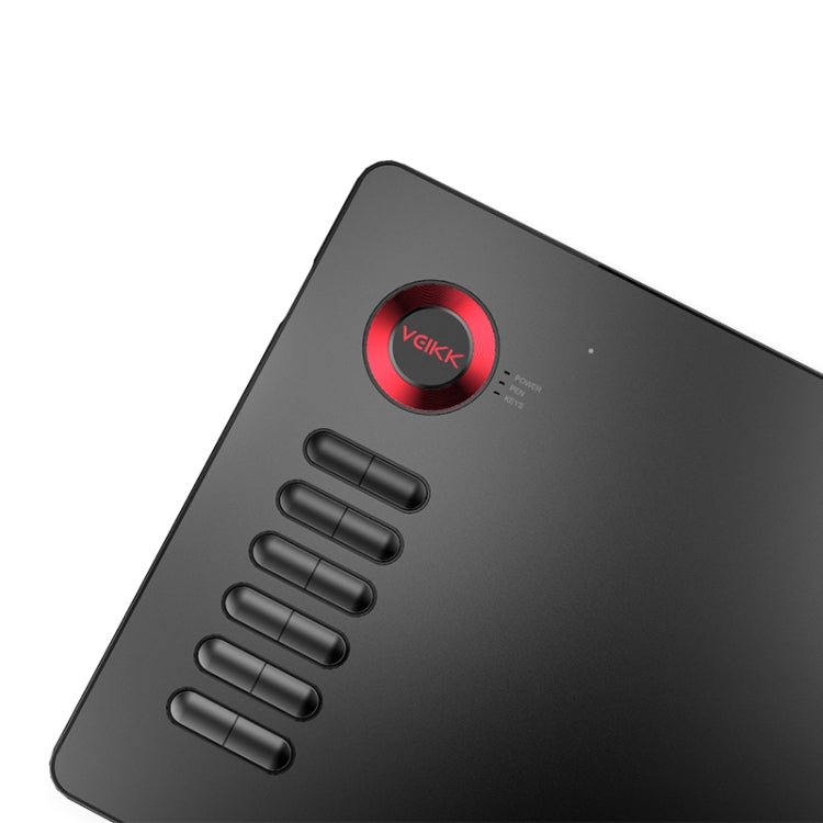 VEIKK A15 10x6 inch 5080 LPI Smart Touch Electronic Graphic Tablet, with Type-C Interface(Red) - free shipping - PMC Jewellery - Order now!