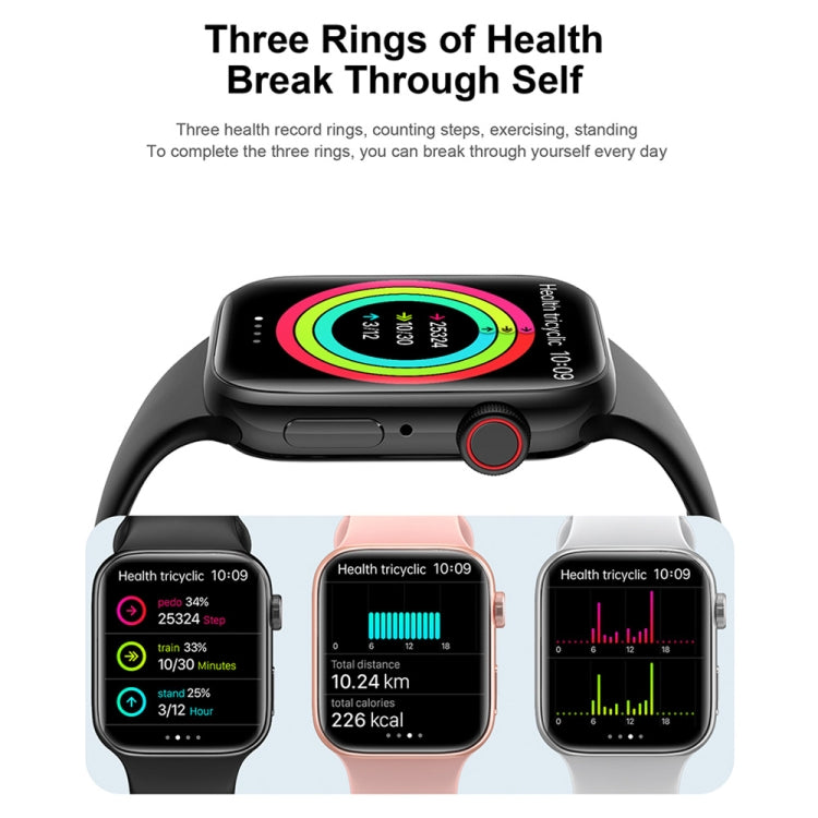T900 PRO MAX L BIG 1.92 inch Large Screen Waterproof Smart Watch, Support Heart Rate / Blood Pressure / Oxygen / Multiple Sports Modes (White) - free shipping - PMC Jewellery - Order now!