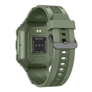 KR06 Water-resistant Pedometer Sport Smart Watch, Support Heart Rate / Blood Pressure Monitoring / BT Calling (Camouflage Black)