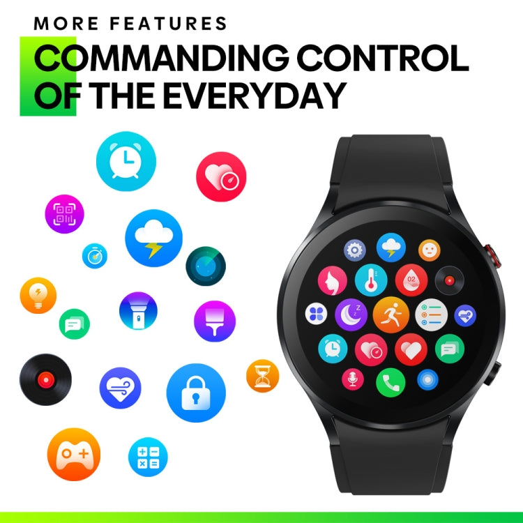 Zeblaze GTR 3 1.32 inch Smart Watch, Support Voice Calling / Heart Rate / Blood Oxygen / On-Wrist Skin Temperature / Sport Modes (Silver) - free shipping - PMC TechLife - Order now!