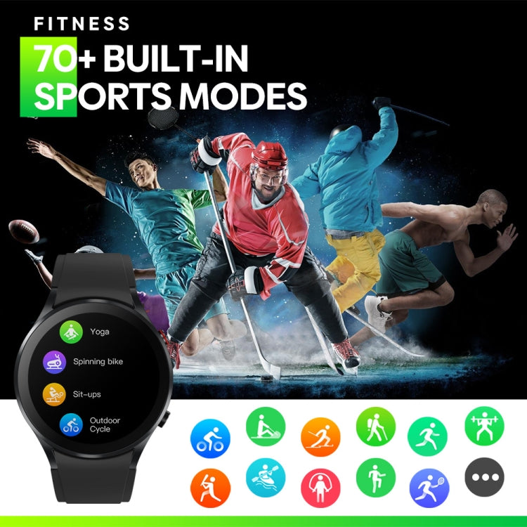 Zeblaze GTR 3 1.32 inch Smart Watch, Support Voice Calling / Heart Rate / Blood Oxygen / On-Wrist Skin Temperature / Sport Modes (Black) - free shipping - PMC TechLife - Order now!
