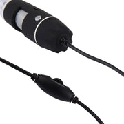 1000X Magnifier 0.3MP Image Sensor USB Digital Microscope with 8 LED & Professional Stand(Black)