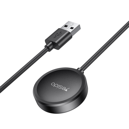 For Samsung Watch Yesido CA161 USB Magnetic Charger, Cable Length: 1m (Black) - Charger by Yesido | Online Shopping South Africa | PMC Jewellery | Buy Now Pay Later Mobicred