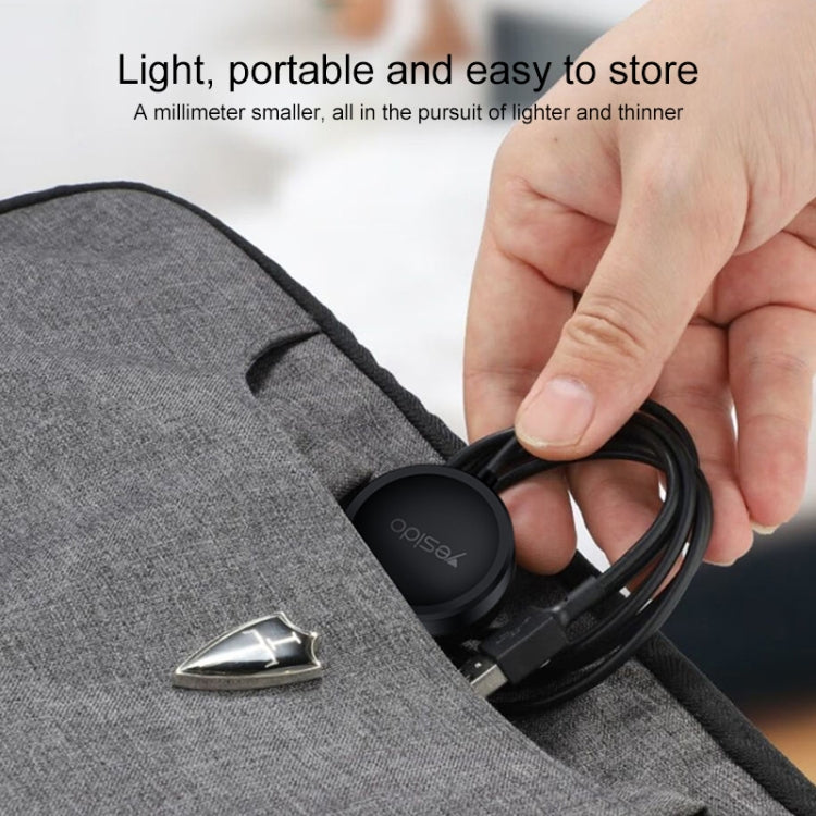 For Samsung Watch Yesido CA161 USB Magnetic Charger, Cable Length: 1m (Black) - Charger by Yesido | Online Shopping South Africa | PMC Jewellery | Buy Now Pay Later Mobicred