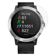 2 PCS ENKAY Hat-Prince 0.2mm 9H 2.15D Curved Edge Tempered Glass Film for Garmin Vivoactive 3 trainer