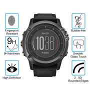 ENKAY Hat-Prince for Garmin Fenix 3 HR Smart Watch 0.2mm 9H Surface Hardness 2.15D Curved Edge Tempered Glass Film