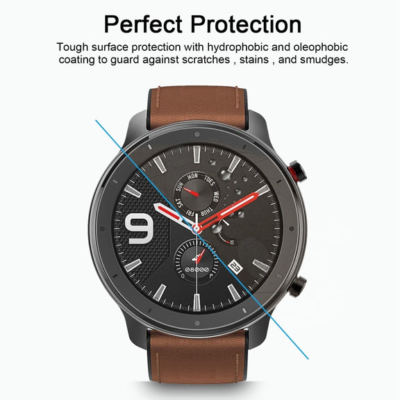 For Amazfit GTR 47mm 0.26mm 2.5D 9H Tempered Glass Film Screen Protector
