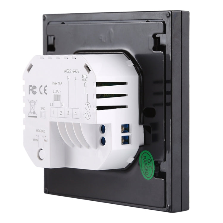 BHT-002GBLW 16A Load Electronic Heating Type LCD Digital Heating Room Thermostat with Sensor & Time Display, WiFi Control(Black) - free shipping - PMC TechLife - Order now!