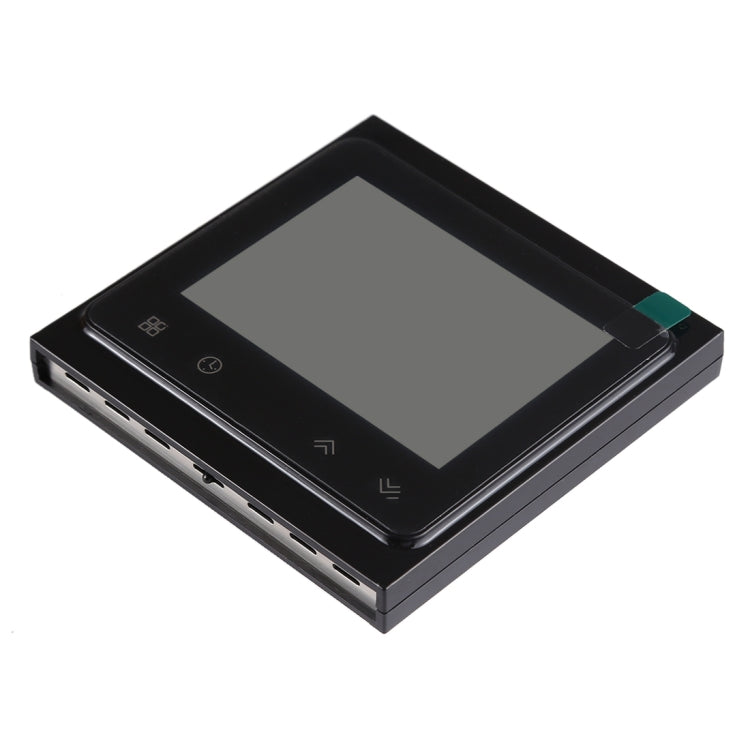 BHT-002GCLW 3A Load Water / Gas Boiler Type LCD Digital Heating Room Thermostat with Time Display, WiFi Control(Black)