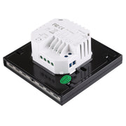 BHT-002GCLW 3A Load Water / Gas Boiler Type LCD Digital Heating Room Thermostat with Time Display, WiFi Control(Black)