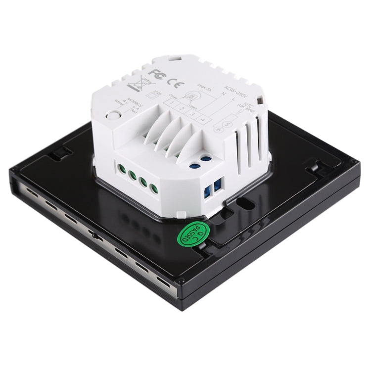 BHT-002GALW 3A Load Water Heating Type LCD Digital Heating Room Thermostat with Time Display, WiFi Control(Black) - Indoor Thermometer by PMC TechLife | Online Shopping South Africa | PMC TechLife