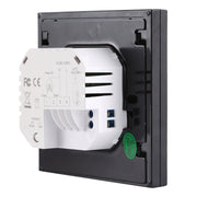BHT-002GALW 3A Load Water Heating Type LCD Digital Heating Room Thermostat with Time Display, WiFi Control(Black)