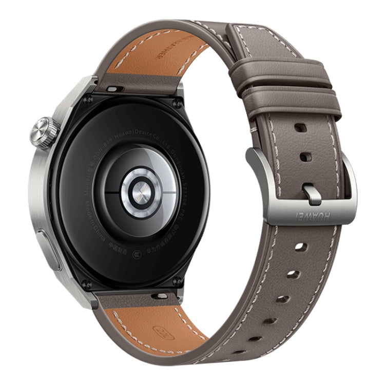 HUAWEI WATCH GT 3 Pro Titanium Smart Watch 46mm Genuine Leather Wristband, 1.43 inch AMOLED Screen, Support ECG / GPS / 14-days Battery Life(Grey) - free shipping - PMC TechLife - Order now!