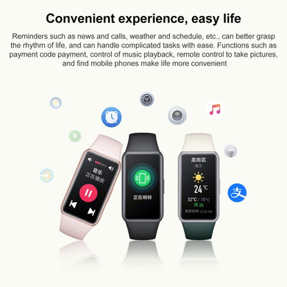Honor Band 7 NFC, 1.47 inch AMOLED Screen, Support Heart Rate / Blood Oxygen / Sleep Monitoring(Pink) - free shipping - PMC Jewellery - Order now!