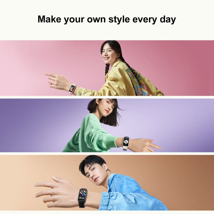 Honor Band 7 NFC, 1.47 inch AMOLED Screen, Support Heart Rate / Blood Oxygen / Sleep Monitoring(Black) - free shipping - PMC TechLife - Order now!