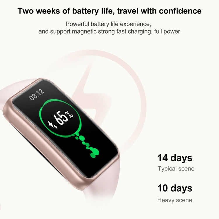 Honor Band 7 NFC, 1.47 inch AMOLED Screen, Support Heart Rate / Blood Oxygen / Sleep Monitoring(Pink) - free shipping - PMC Jewellery - Order now!
