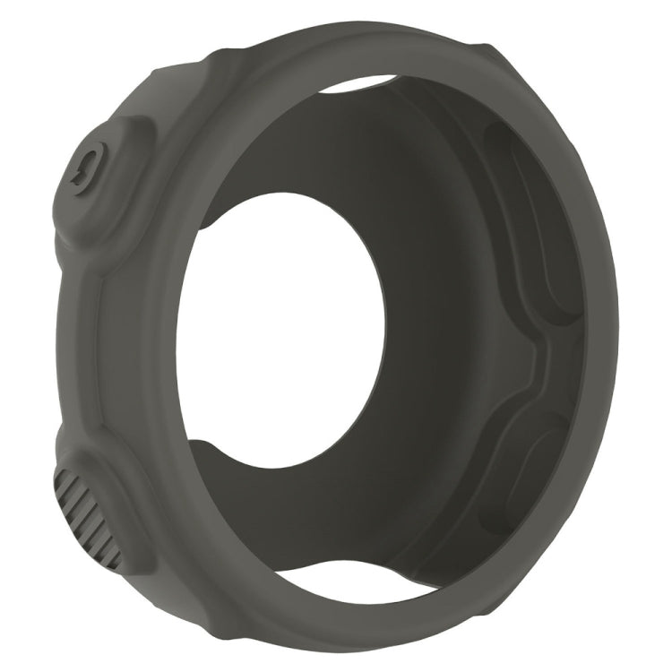 Solid Color Silicone Watch Protective Case for Garmin F235 / F750(Grey)