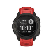 Silicone Watch Band for Garmin Instinct 22mm, Host not Included(Red)