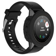 Solid Color Silicone Watch Protective Case for Garmin Fenix 5(Black)