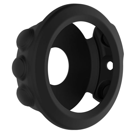 Solid Color Silicone Watch Protective Case for Garmin Fenix 5(Black)