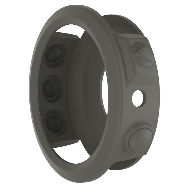 Solid Color Silicone Watch Protective Case for Garmin Fenix 5(Grey)