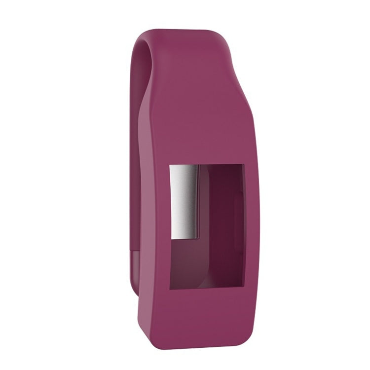 Smart Watch Silicone Clip Button Protective Case for Fitbit Inspire / Inspire HR / Ace 2(Wine Red) - Screen Protector by ENKAY | Online Shopping South Africa | PMC TechLife | Buy Now Pay Later Mobicred