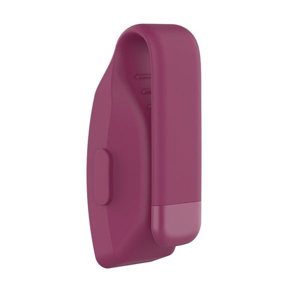 Smart Watch Silicone Clip Button Protective Case for Fitbit Inspire / Inspire HR / Ace 2(Wine Red)