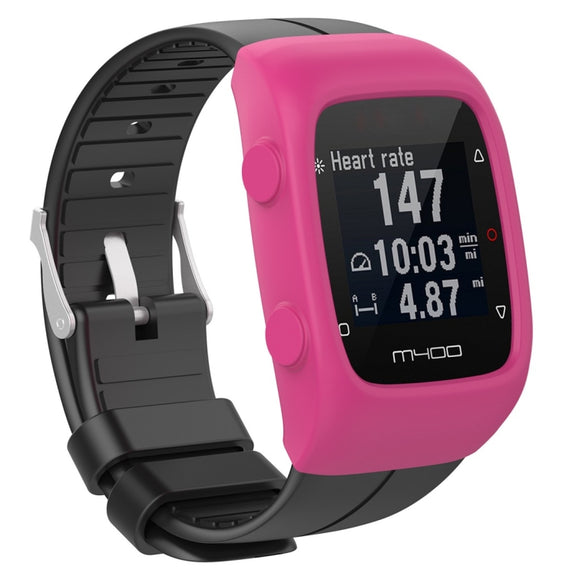 Smart Watch Silicone Protective Case for POLAR M430(Rose Red)