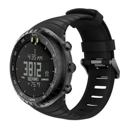 Smart Watch Silicone Watch Band for Suunto Core(Black) -  by PMC Jewellery | Online Shopping South Africa | PMC Jewellery | Buy Now Pay Later Mobicred