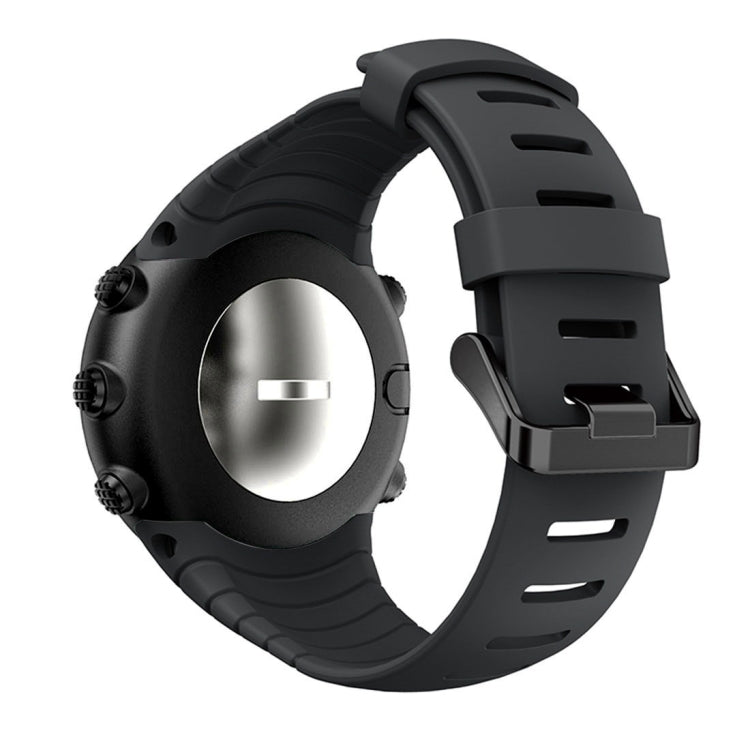 Smart Watch Silicone Watch Band for Suunto Core(Black) -  by PMC Jewellery | Online Shopping South Africa | PMC Jewellery | Buy Now Pay Later Mobicred