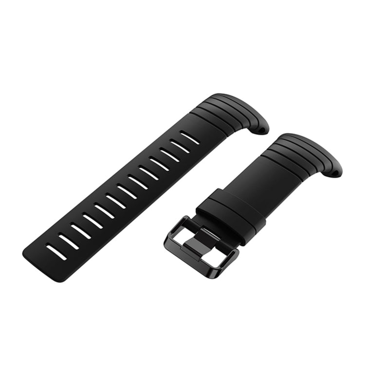 Smart Watch Silicone Watch Band for Suunto Core(Black) -  by PMC Jewellery | Online Shopping South Africa | PMC Jewellery | Buy Now Pay Later Mobicred