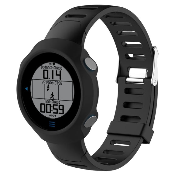 Smart Watch Silicone Protective Case for Garmin Compatible witherunner 610(Black)