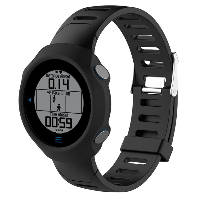 Smart Watch Silicone Protective Case for Garmin Compatible witherunner 610(Black)