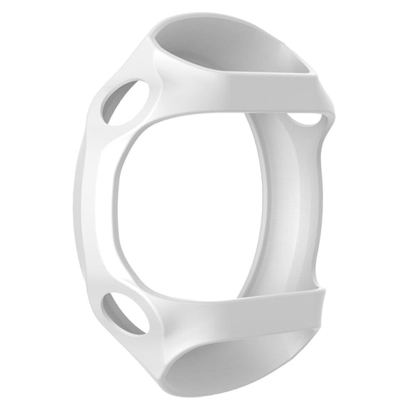 Smart Watch Silicone Protective Case for Garmin Compatible witherunner 610(White)
