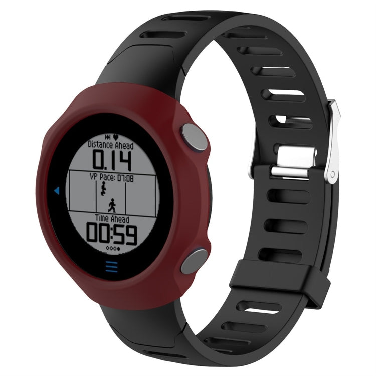 Smart Watch Silicone Protective Case for Garmin Compatible witherunner 610(Brown)