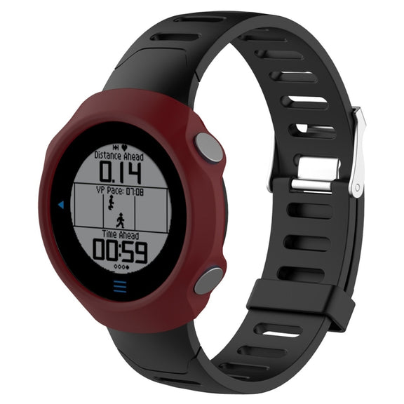Smart Watch Silicone Protective Case for Garmin Compatible witherunner 610(Brown)