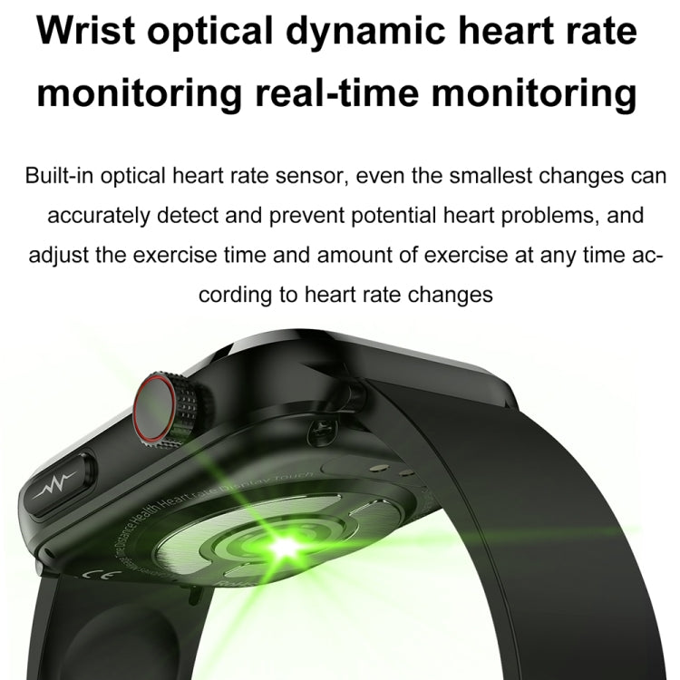 ET210 1.91 inch IPS Screen IP67 Waterproof Silicone Band Smart Watch, Support Body Temperature Monitoring / ECG (Black) - free shipping - PMC TechLife - Order now!