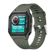 Lokmat FT10 1.3 inch IPS Touch Screen Water-resistant Smart Watch, Support Music Play / Heart Rate / Blood Pressure Monitor(Green)