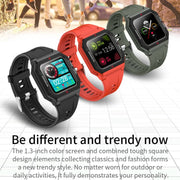 Lokmat FT10 1.3 inch IPS Touch Screen Water-resistant Smart Watch, Support Music Play / Heart Rate / Blood Pressure Monitor(Green)