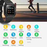 Lokmat FT10 1.3 inch IPS Touch Screen Water-resistant Smart Watch, Support Music Play / Heart Rate / Blood Pressure Monitor(Green)
