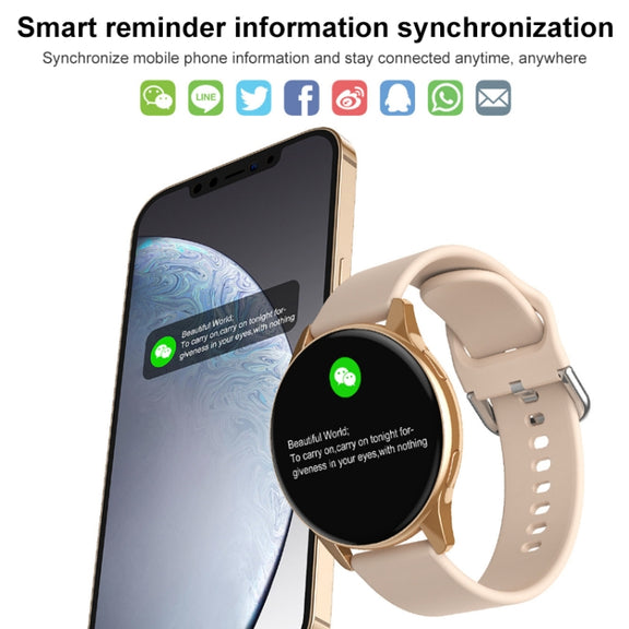 Lokmat T2 Pro 1.28 inch IPS Touch Screen Water-resistant Smart Watch, Support Heart Rate / Blood Pressure Monitor (Pink)