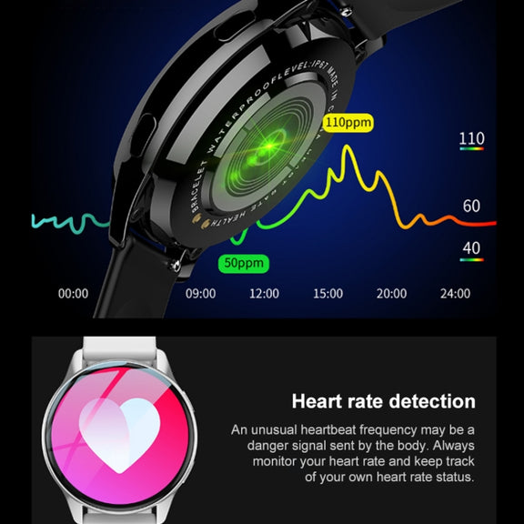 Lokmat T2 Pro 1.28 inch IPS Touch Screen Water-resistant Smart Watch, Support Heart Rate / Blood Pressure Monitor (Pink)