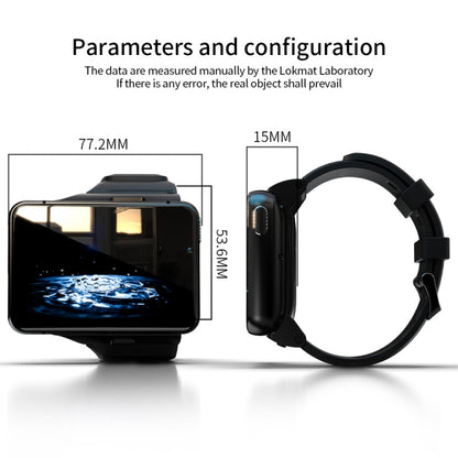 LOKMAT APPLLP Max 4G Call Smart Watch, 2.88 inch MTK6761 Quad Core, 4GB+64GB, Android  9.0, GPS, Heart Rate (Black) - free shipping - PMC Jewellery - Order now!