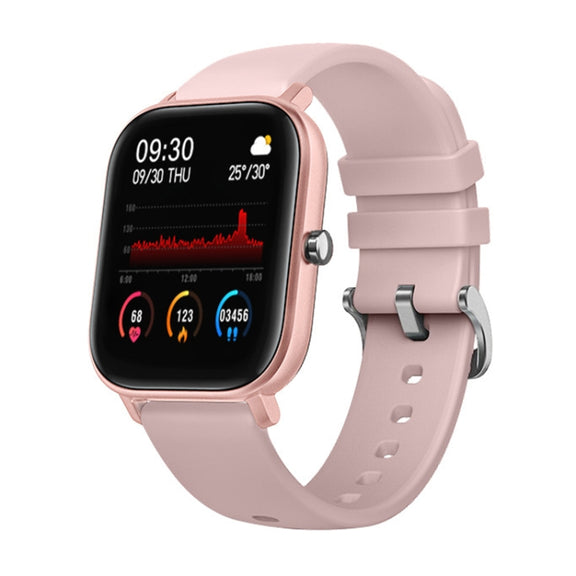 LOKMAT P8 1.4 inch Screen Water-resistant Health Smart Watch, Pedometer / Sleep / Heart Rate Monitor (Pink)