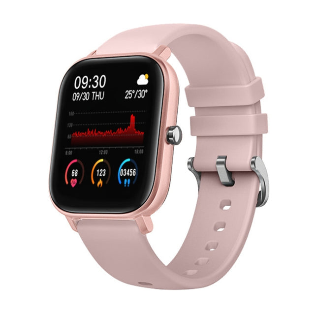 LOKMAT P8 1.4 inch Screen Water-resistant Health Smart Watch, Pedometer / Sleep / Heart Rate Monitor (Pink)