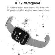 LOKMAT P8 1.4 inch Screen Water-resistant Health Smart Watch, Pedometer / Sleep / Heart Rate Monitor (Black)